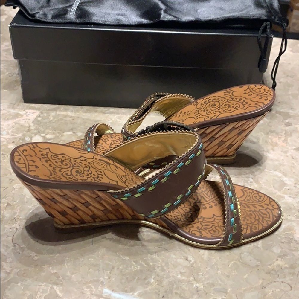Giuseppe Zanotti Design brown sparkle sandals - Picture 4 of 10